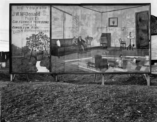 Furniture Store Billboard near Birmingham, Alabama, 1936