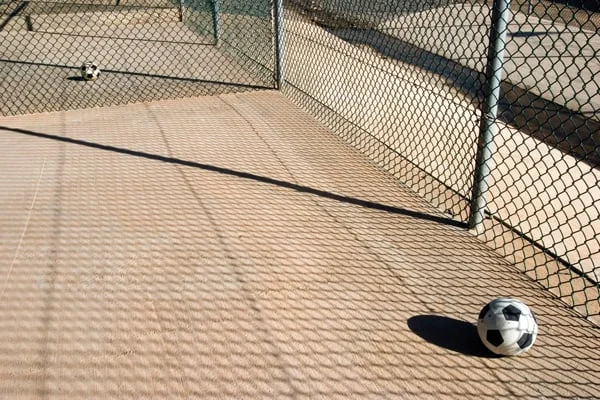 Soccer Balls, Camp Delta. From "Guantanamo Bay."