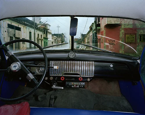 San Anastasio and Concepcion, Lawton, Looking North from Felix Rodriguez Lopez's 1952 Chevrolet, Havana, May 26, 1998
