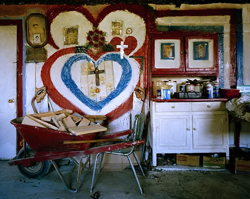 Amadeo Sandoval's Kitchen, Rio Lucio, New Mexico, June 1985