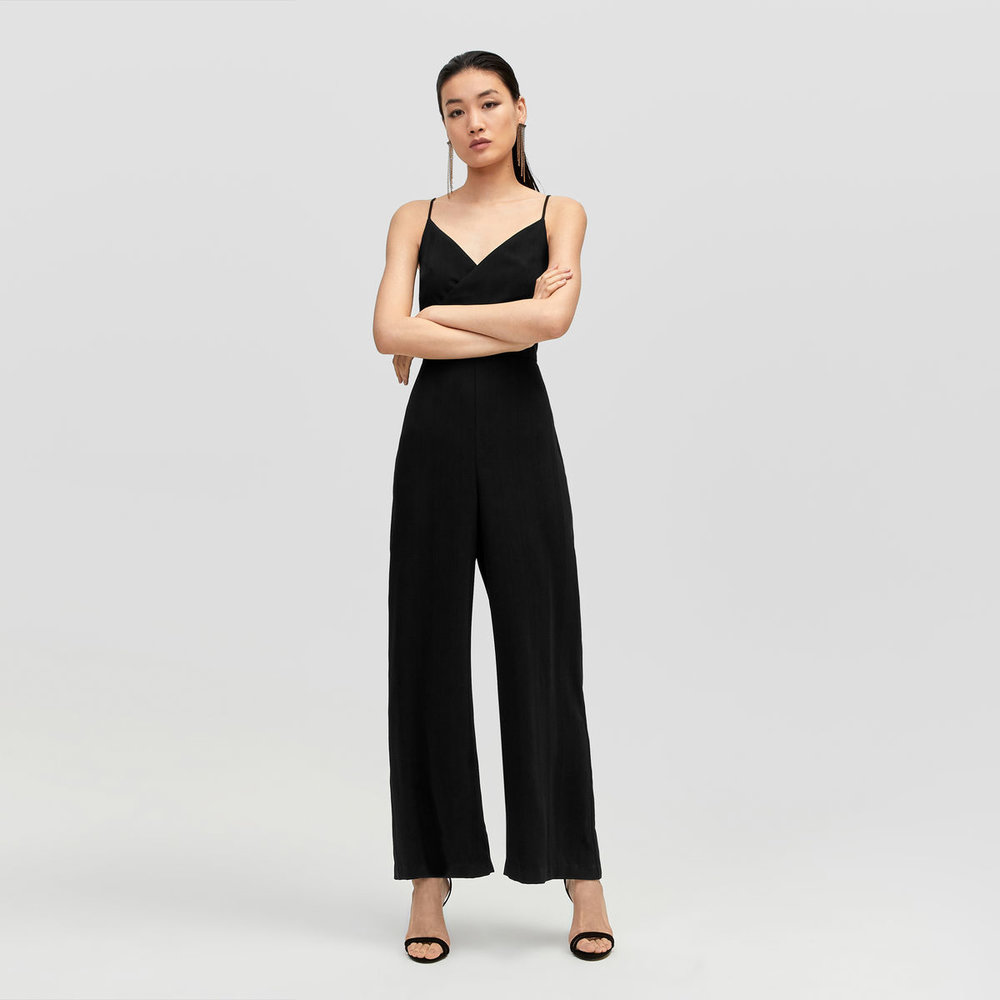 Stripe Jacquard Jumpsuit