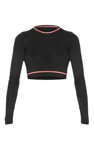 Long Sleeve Contrast Top £15