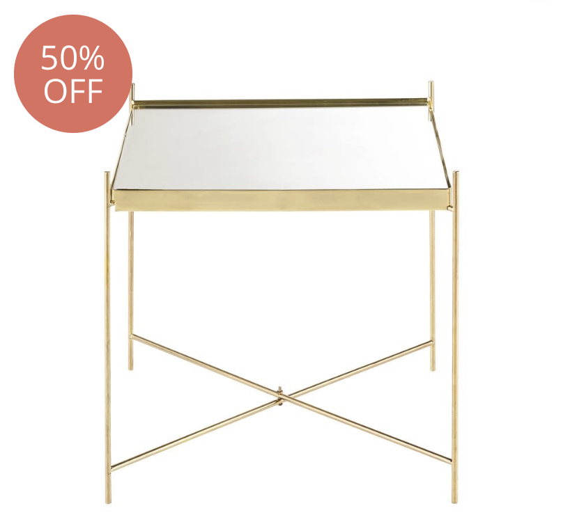 Gold Mirror Table £34.35