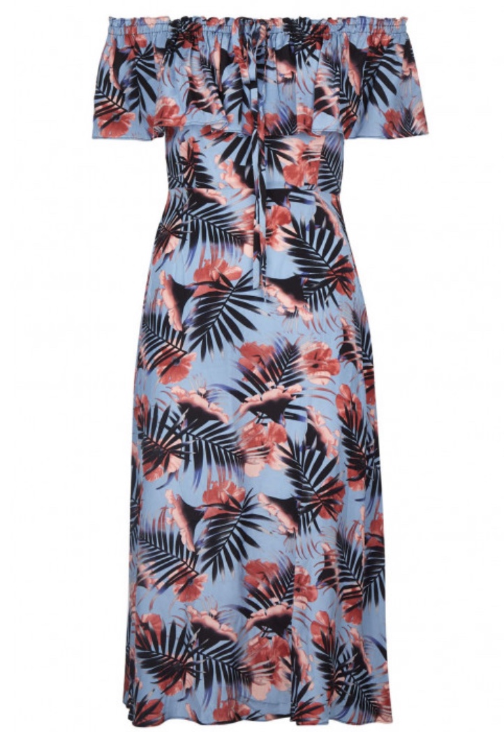 Aesthete Palm Off Shoulder Dress £99