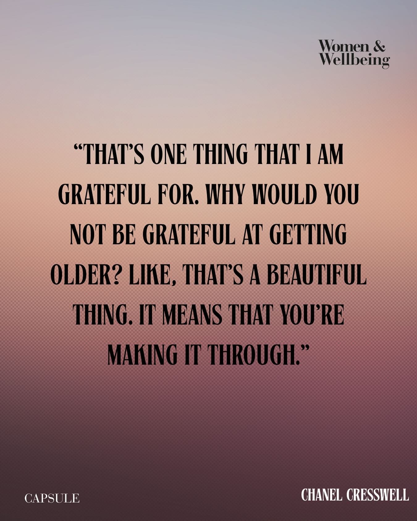 Chanel on the beauty of ageing.🎙️

Have you listened to this week&rsquo;s podcast episode yet? 

BAFTA winning star of Netflix&rsquo; The Gentlemen &amp; This is England @chanelkcresswell opens up on her incredible career, her approach to health and