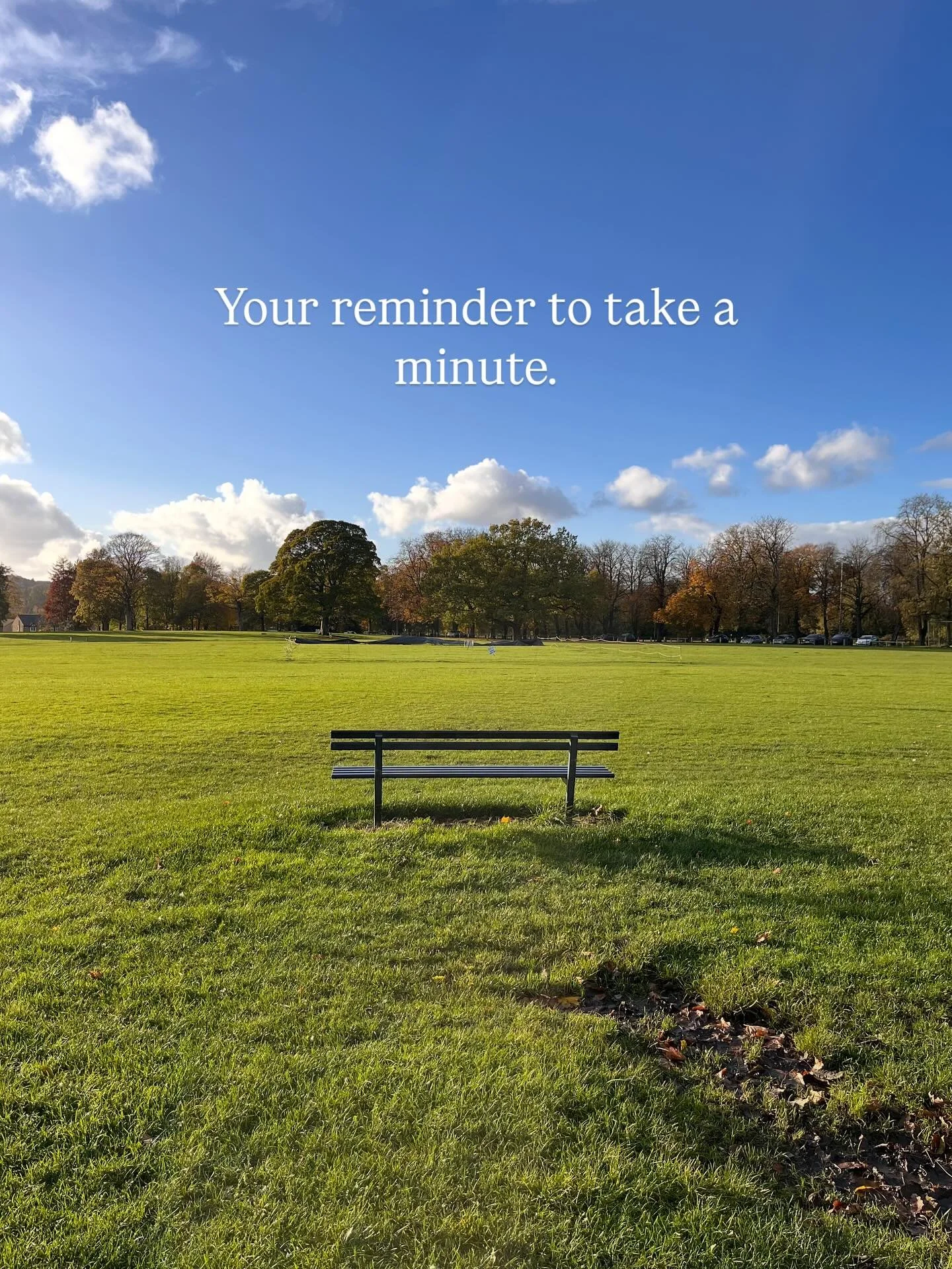 Take it all in&hellip;..

It&rsquo;s a noisy world right now and a little quiet reflection isn&rsquo;t selfish, it&rsquo;s a necessity. 

There&rsquo;s peace in nature and solitude. Get it wherever you can.🤍🍁

X

#nature #mentalhealth #stillness #s