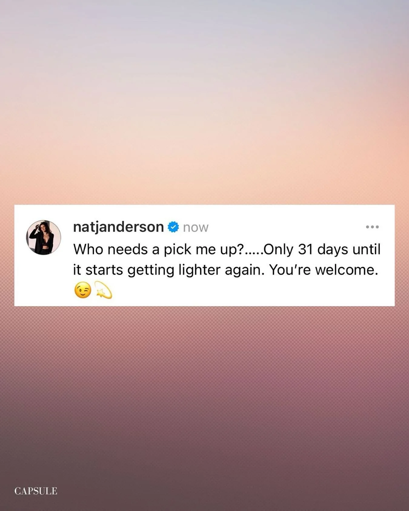 Keep going, brighter days are coming!💫

Winter can be a difficult time for many people with conditions such as SAD, depression and anxiety increasing in the darker months. However the knowledge that brighter days are coming bring some welcome relief