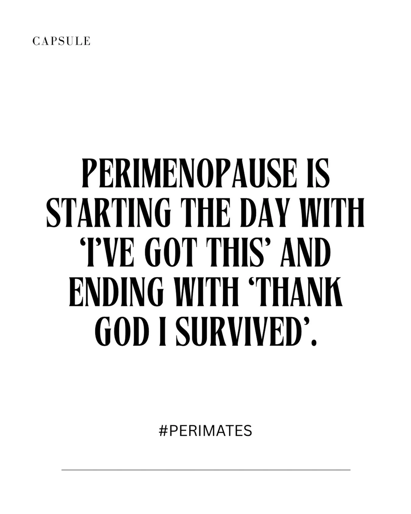 Peri Mates we see you!👀❤️

#perimenopause #relatable #womenshealth #quotes
