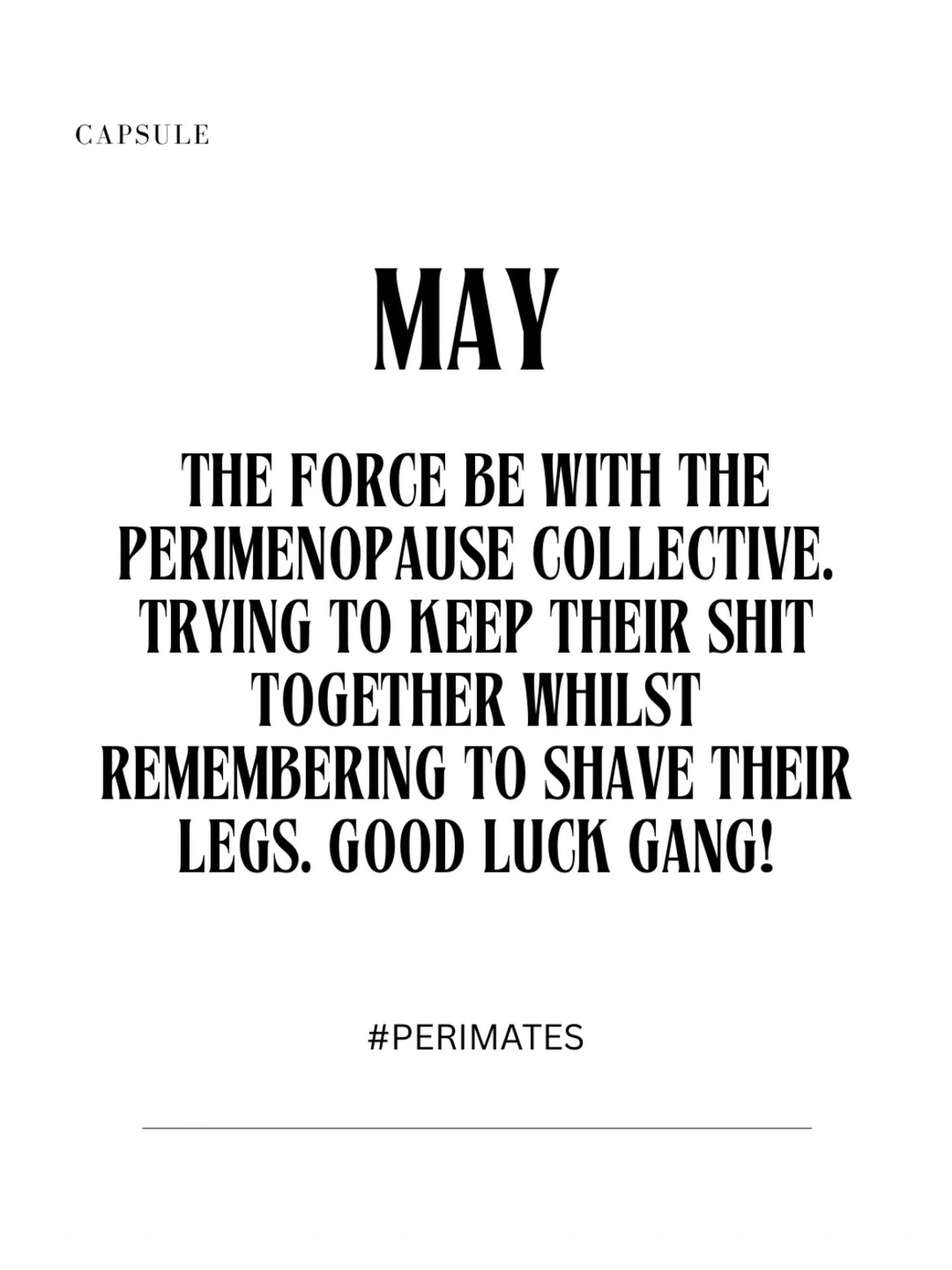 Happy May!!

Sun&rsquo;s out, 2 bank holidays, lighter nights. We&rsquo;ve got this gang!🙌❤️

#perimates #perimenopause #womenshealth