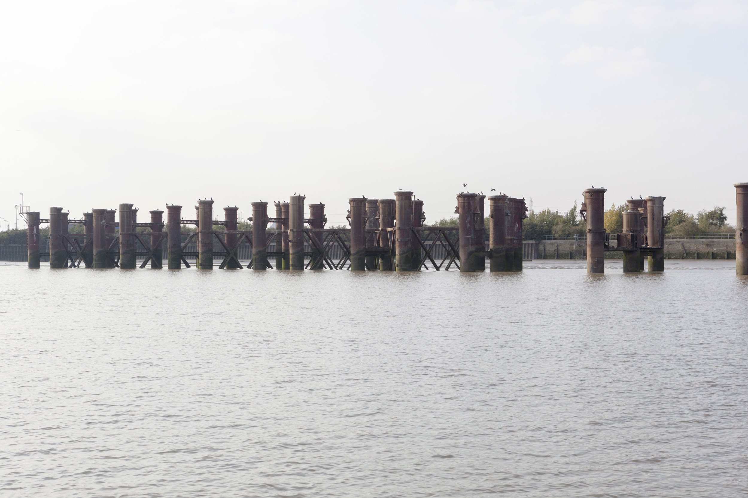  The Industrial River project documents industrial architecture along the Thames and rivers in the south east, at quiet and still moments - machinery silent, people largely absent. London’s history and growth as a city is so inextricably linked to th