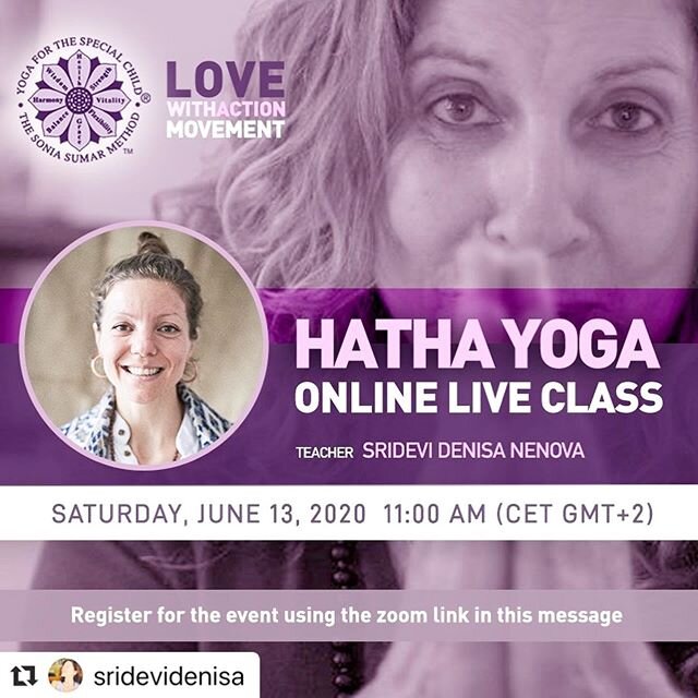 Join our centre founder for a free yoga class as past of YSC movement &ldquo; Love with Action&rdquo;. Class will be 10am UK time. To sign up zoom link is in bio 👆🏼