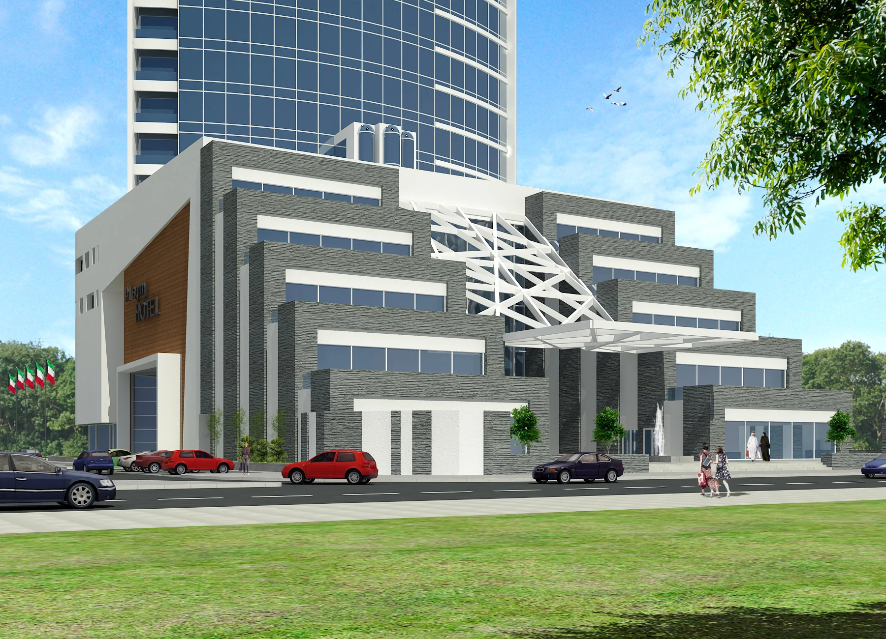 Main Entrance and Drop Off