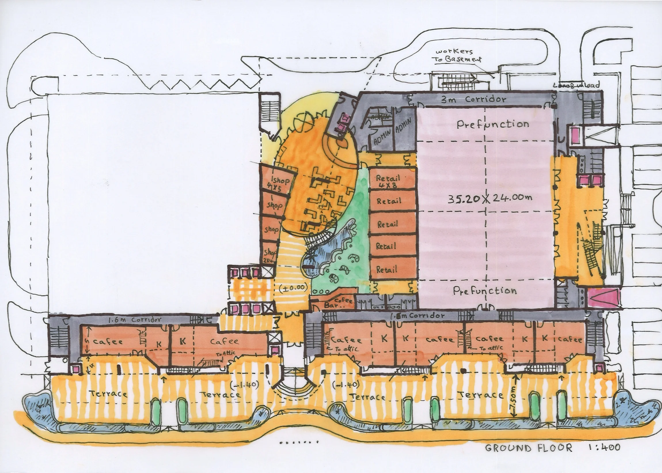 Ground Floor Plan Sketch