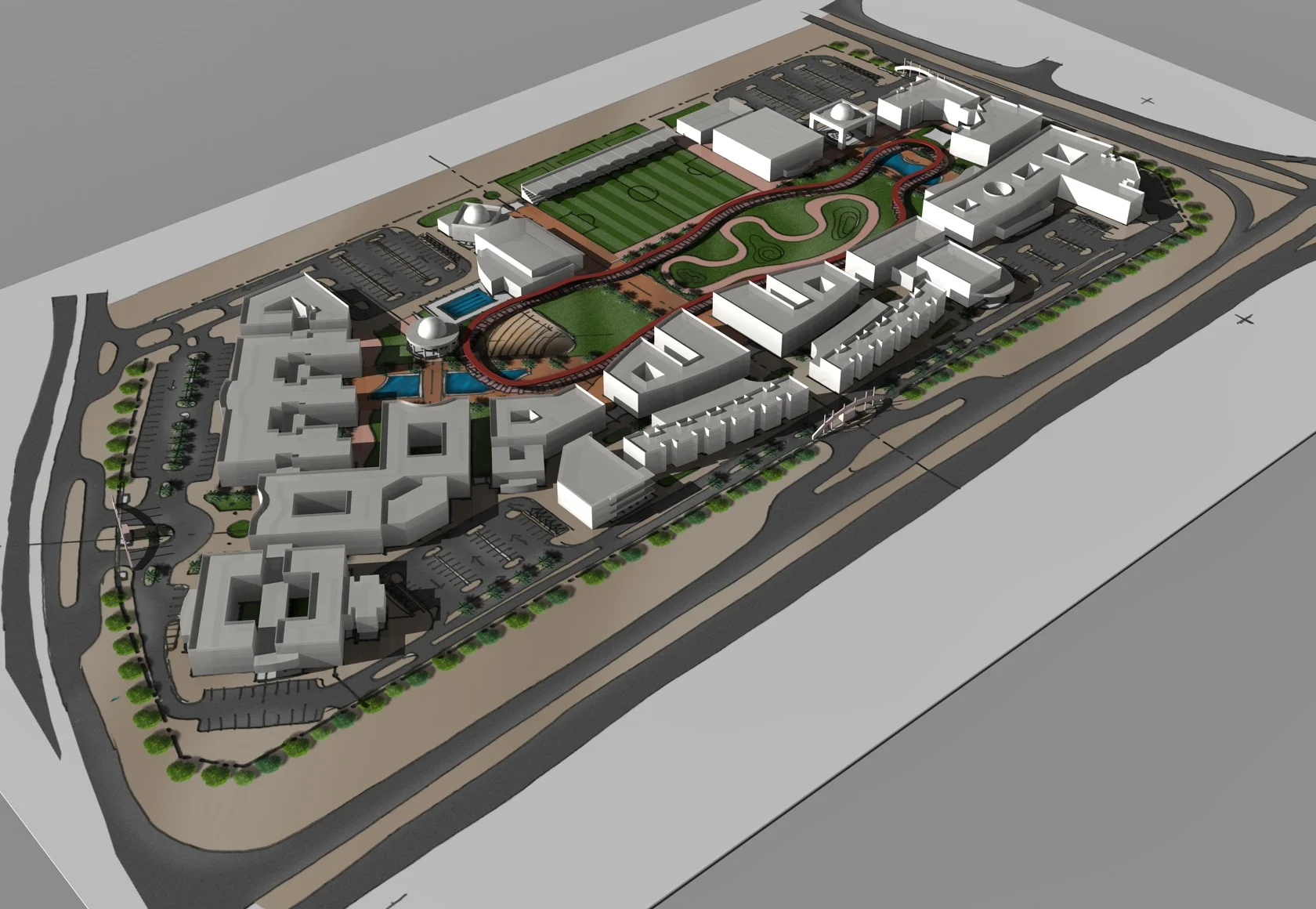 3D Masterplan Visualizations