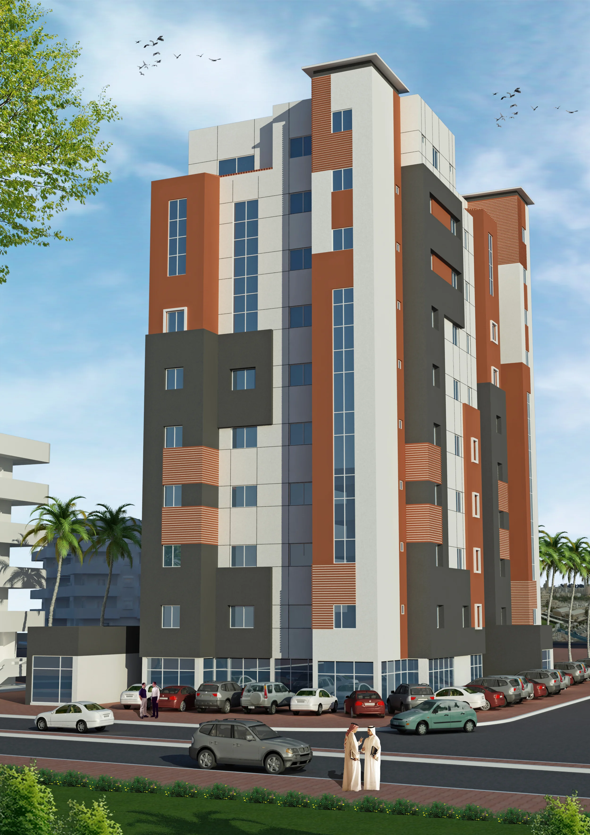 Exterior Tower Rendering