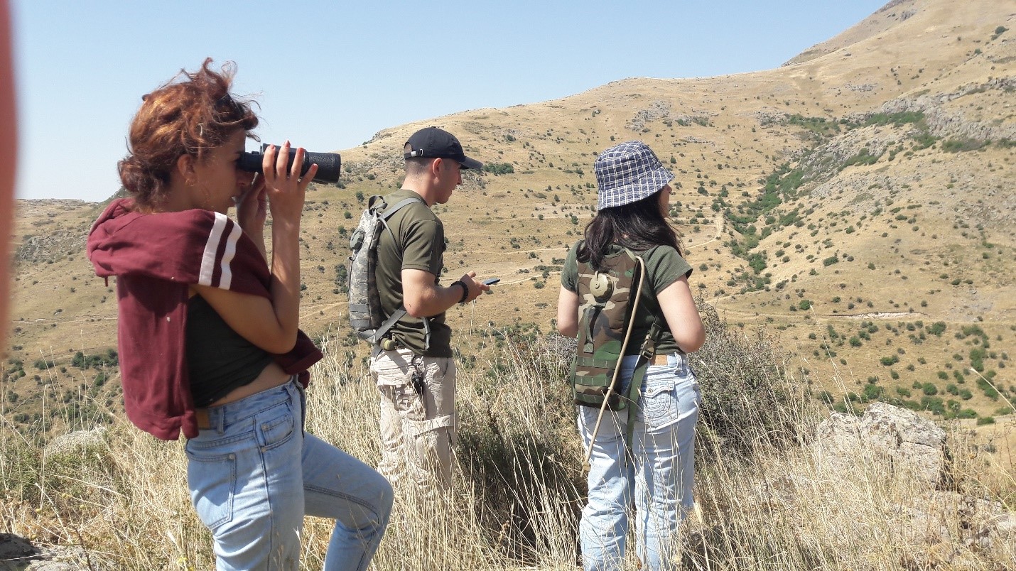 3.  ANSEF  zoo 4816 group on the way to a pasture of the village Aghavnadzor.jpg