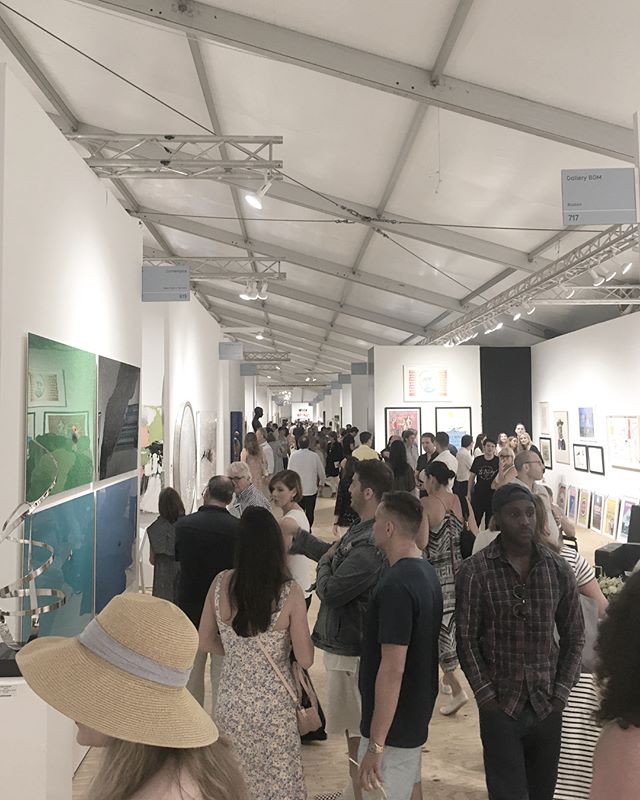 Scenes from opening night Art Market 2018 in Bridgehampton - @artmarketproductions #artanddesign