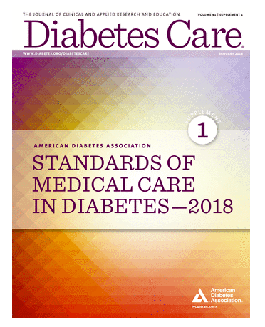 ADA's Standards of Medical Care In Diabetes - 2018 — diaVerge Diabetes