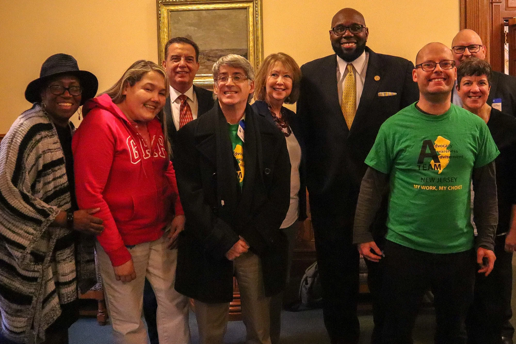 Assemblyman Troy Singleton with A-Team New Jersey.