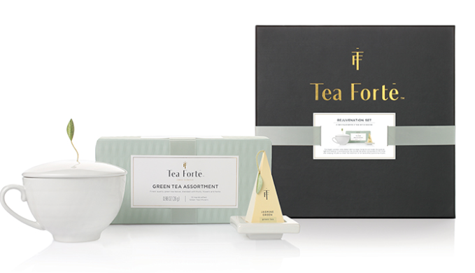 Tea Forte Green Tea Assortment Rejuvenation Gift Set