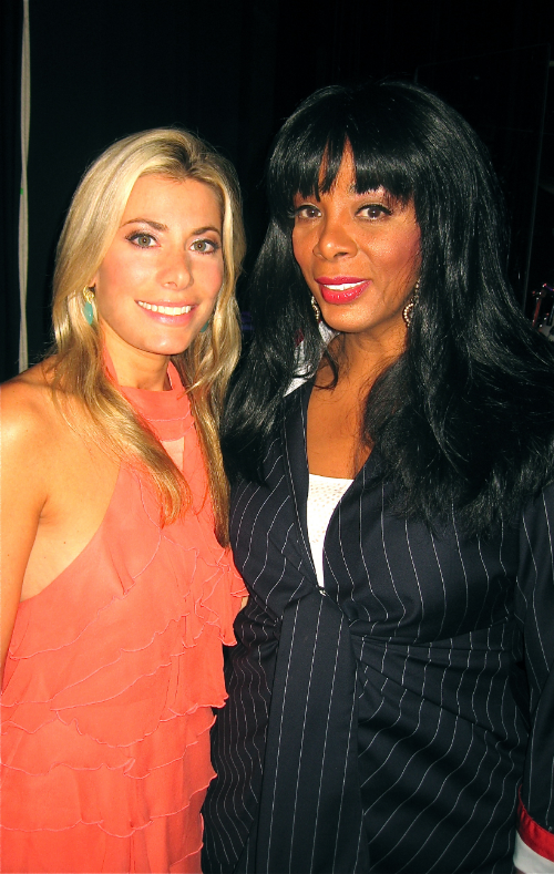 Gina Glickman Giordan and Donna Summer @WHBPAC July 27, 2008. Photo by Barry Gordin