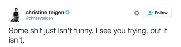 Twitter, @chrissyteigen