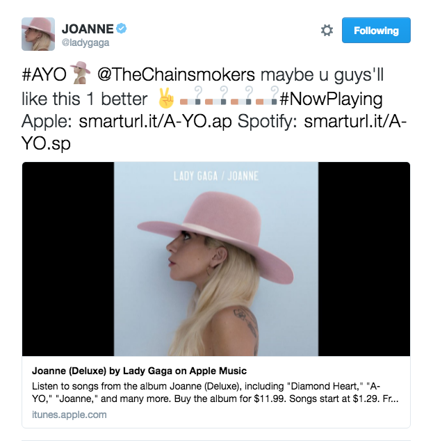 @ladygaga, Twitter