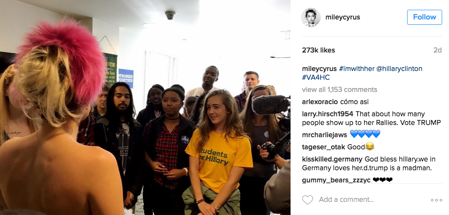 @mileycyrus, Instagram