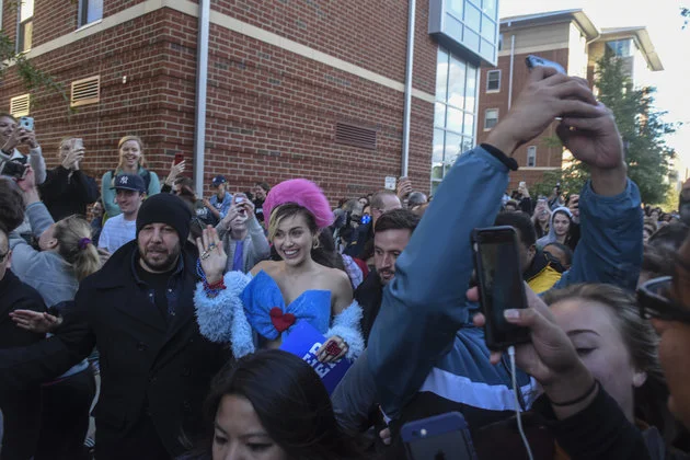 MILEY CYRUS SAYS VOTE FOR HILLARY OR “KISS MY ASHTANGA ASS”