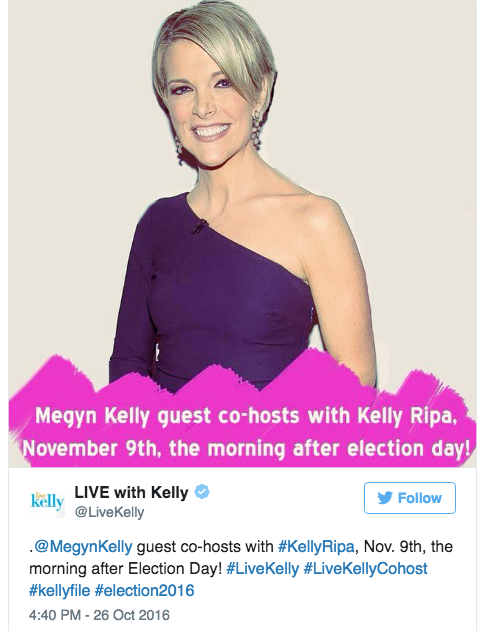 Twitter, @LiveKelly