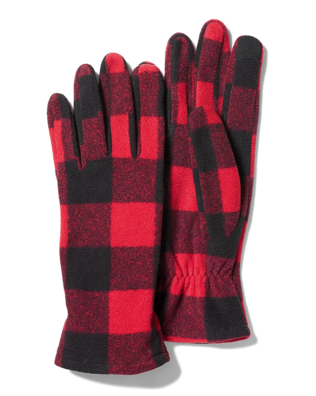 Eddie Bauer "Women's Quest Fleece Gloves" *Holly Red 