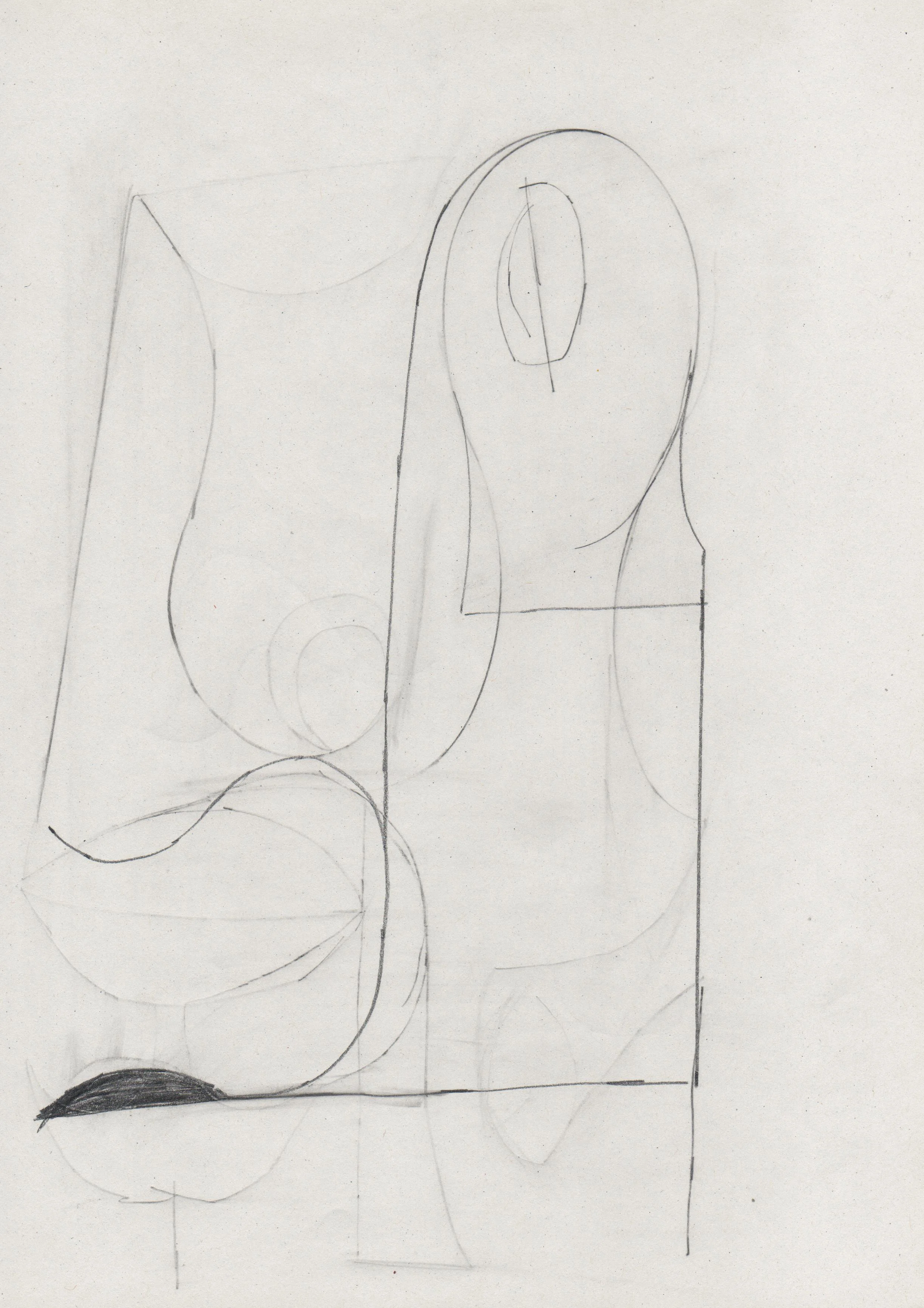 pencil on paper, 29 x 21 cm / 11.5 x 8.25 in
