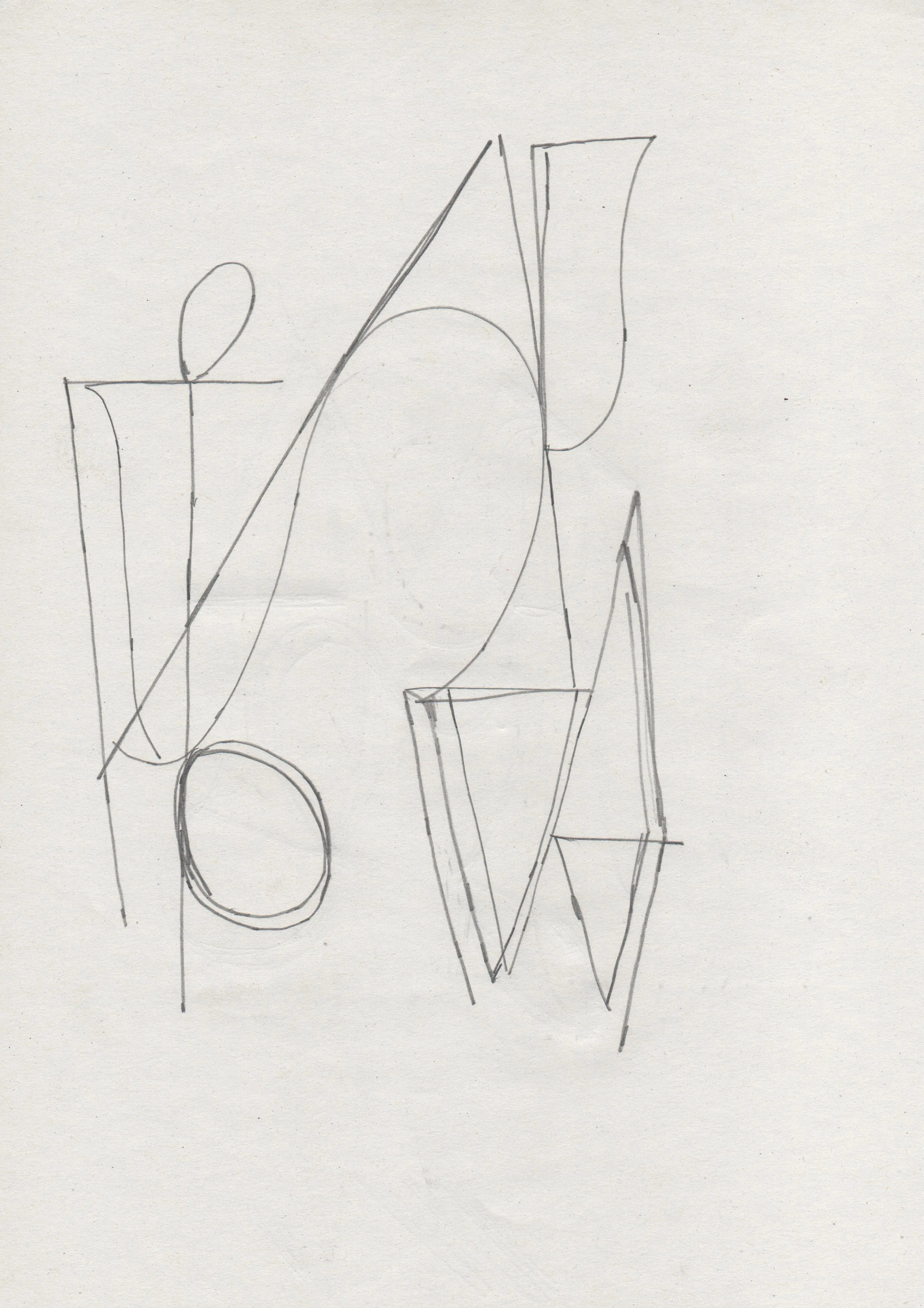 pencil on paper, 29 x 21 cm / 11.5 x 8.25 in