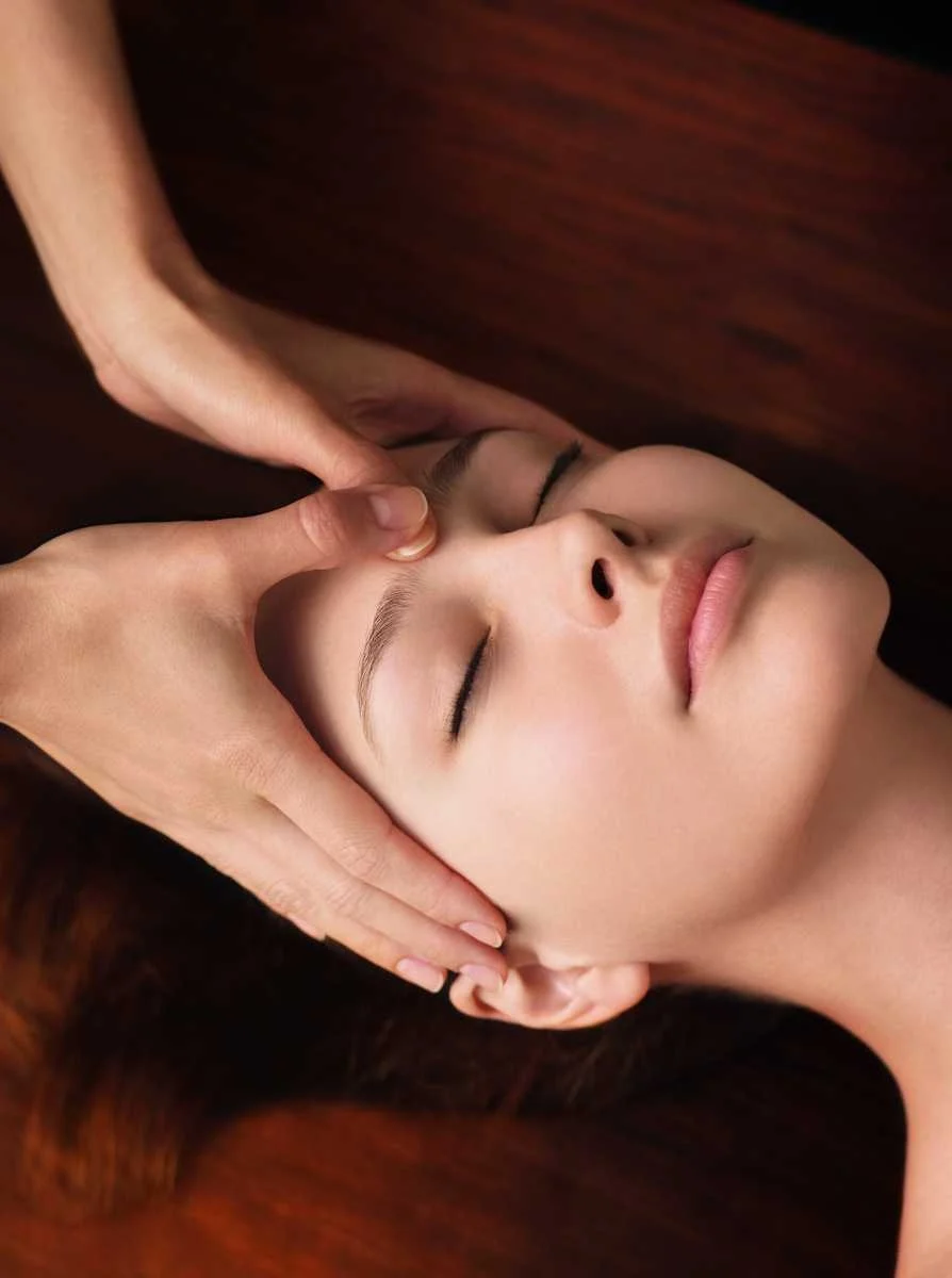 enjoy a facial massage