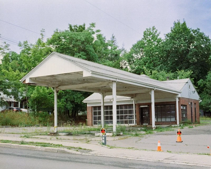 Oct 1st 2025 - Ironic Gas Station Photo Woodstock NY
