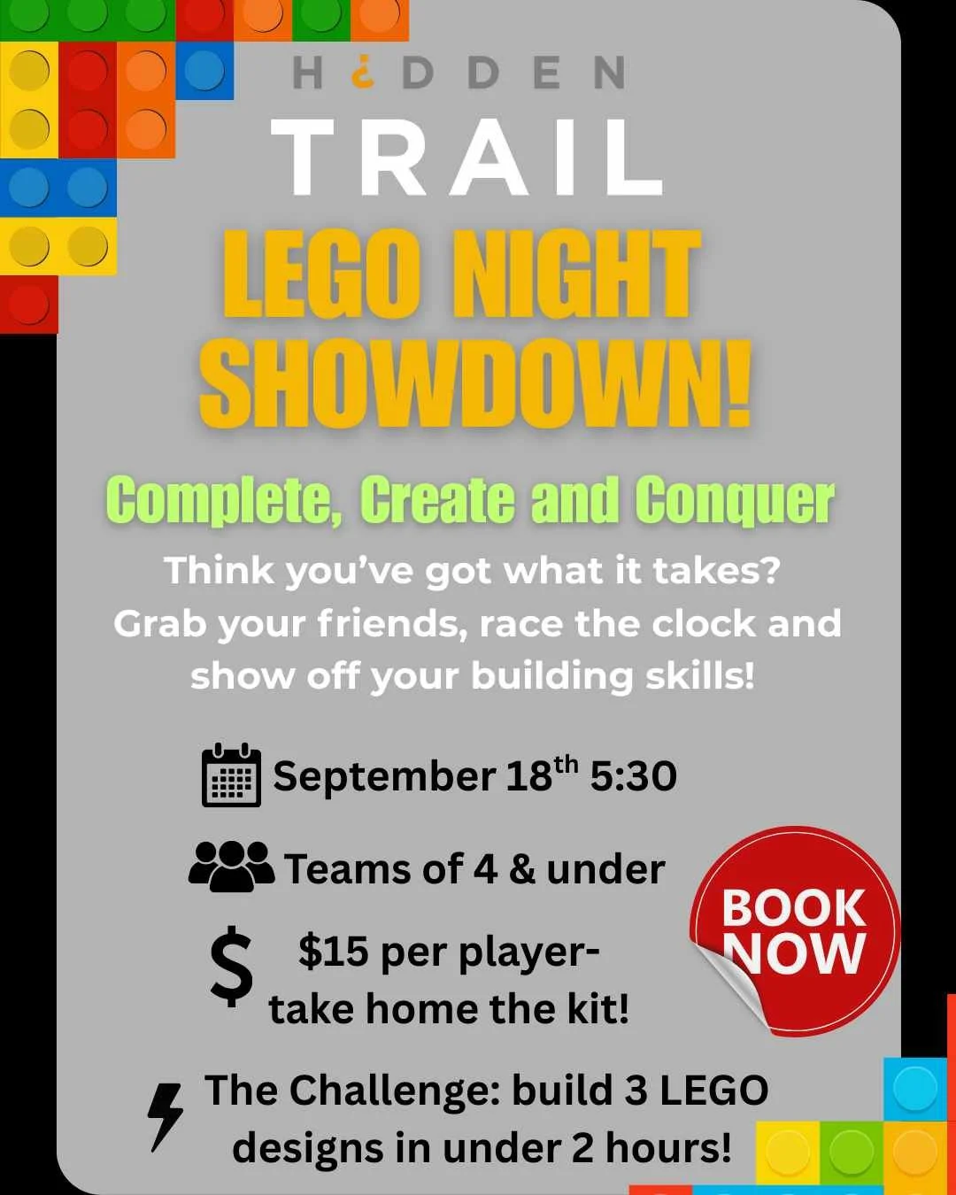 Lego Night at Hidden Trail