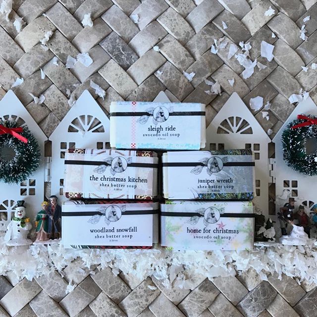 🎄Our beloved Christmas soaps are ready to ship! If you enjoy handmade soap, you don’t want to miss this. 🧼 This weekend all our soaps are Buy Four Get One Free! 🎄 We have five varieties to choose from, ranging from yummy cinnamon to woodsy evergreens. 🎄Merry Christmas!