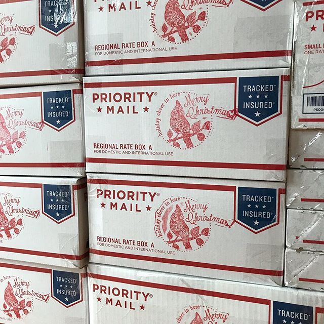 🎄So many yummy smelling soaps hitting the post office today! Our Postal worker says she can smell our boxes before we get to the counter. 😂 Thank you for your orders! ❤️ You guys sold us right out of a couple of our Christmas soaps, but no worries, we’ve got more curing that will be ready to ship real soon. 🎄