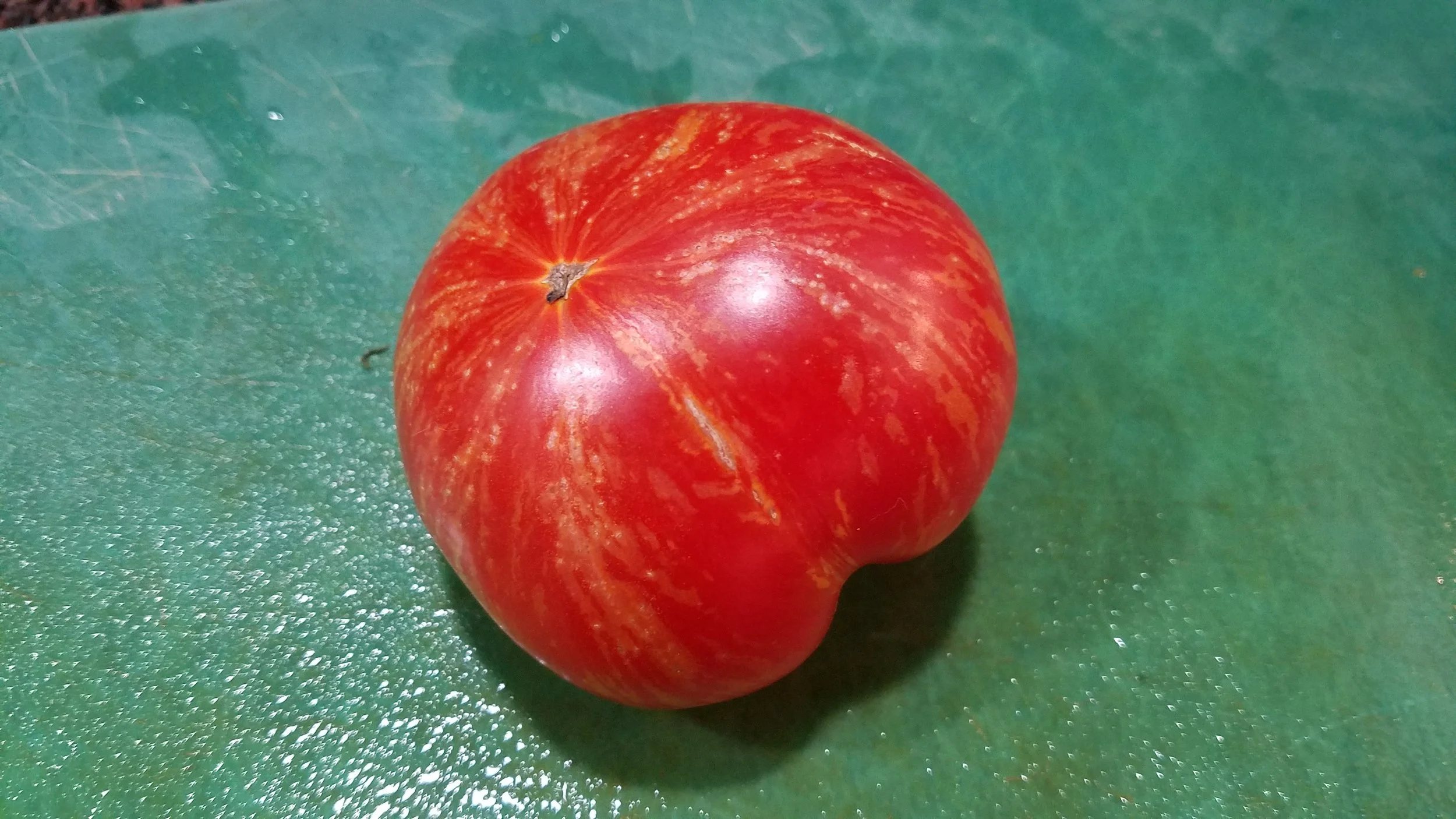 This is a ripe not Coorong Pink showing the distinct gold speckling