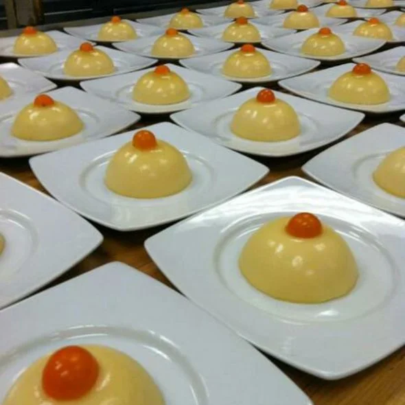 Sarig's special Sun Gold Panna Cotta