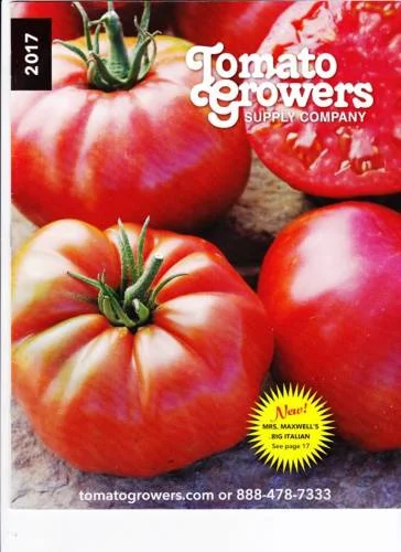 Cover of a Tomato Growers Supply catalog