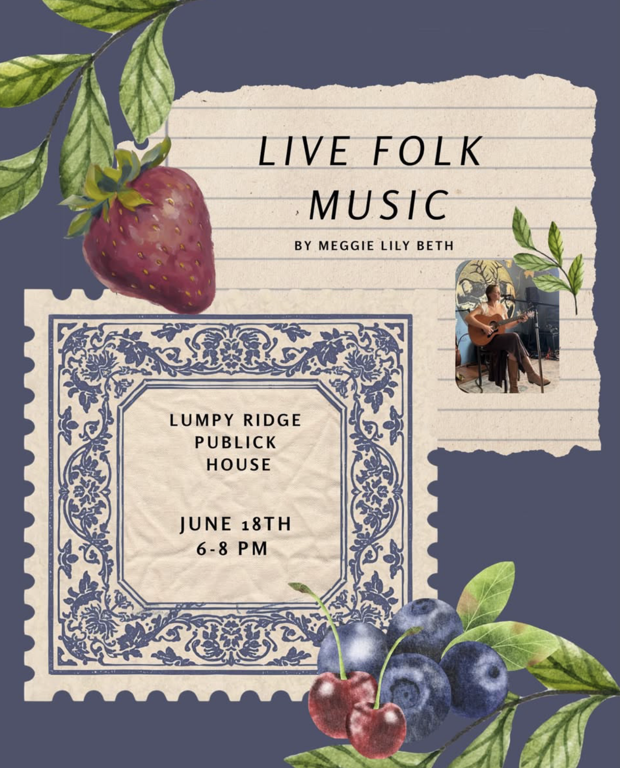 Live Folk Music w/ Meggie Lily Beth