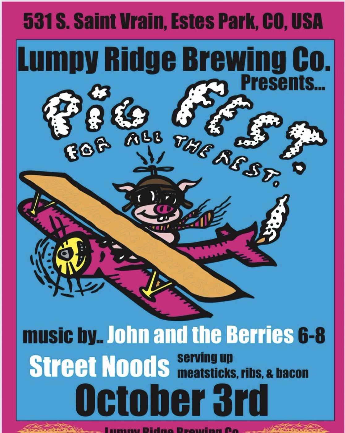 PIG FEST 2027 - Street Noods - John and the Berries