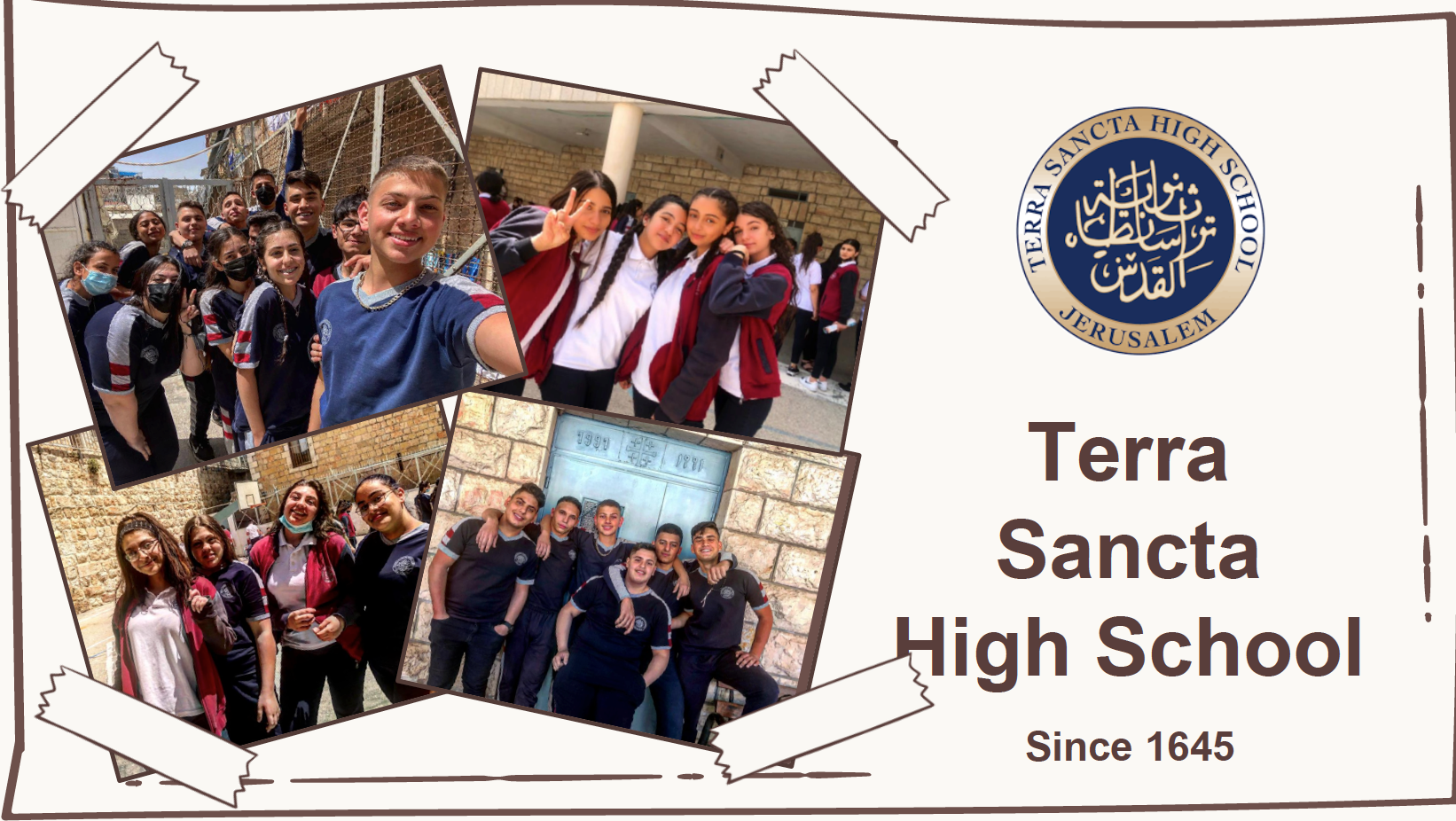 Presentation by Terra Sancta High School of Jerusalem