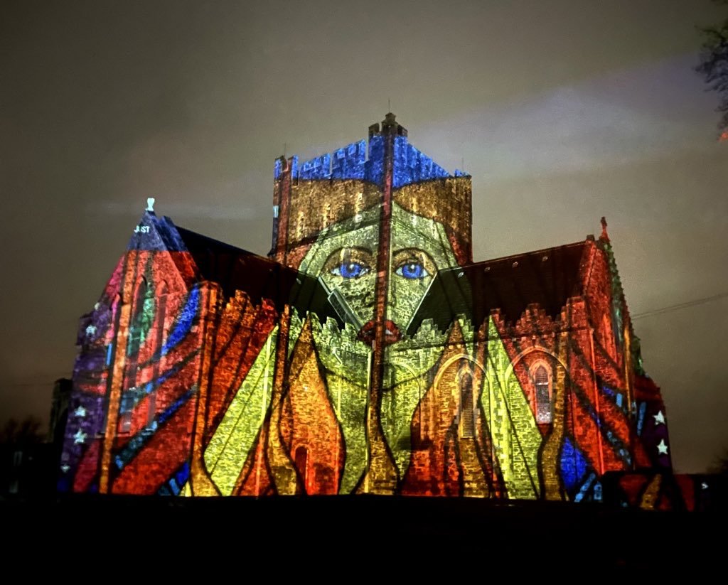 20. Brigid Fire by Courtney Davis on Kildare Cathedral. Photo by Katelyn Hanna.JPG