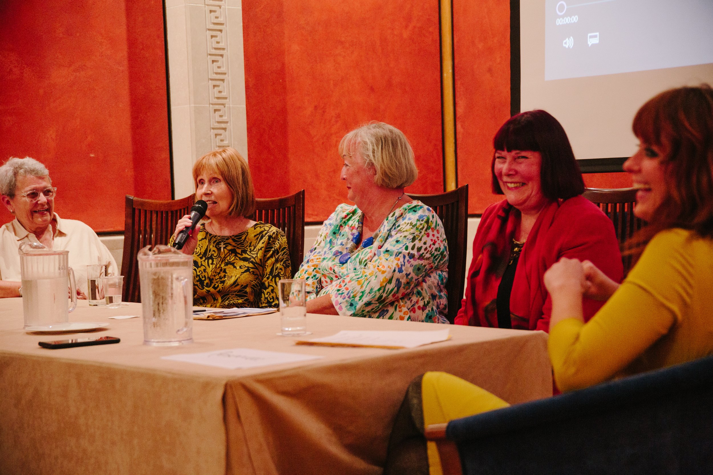 Eileen Weir, Linda Ervine MBE, Prof. Monica McWilliams, Bronagh Hinds and Melanie Lynch