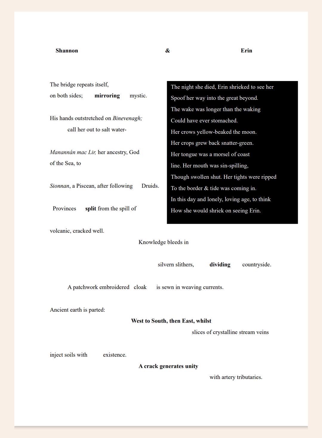 Poetry for Peace