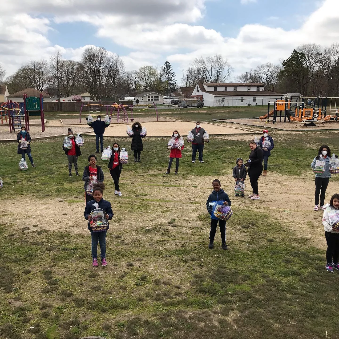 YES would like to thank our friends @bubbasburritobar for the wonderful Easter baskets they gave to the youth in our communities, the kids enjoyed them very much! #BubbasBurritosBar #Yesnewsli #HappyEaster