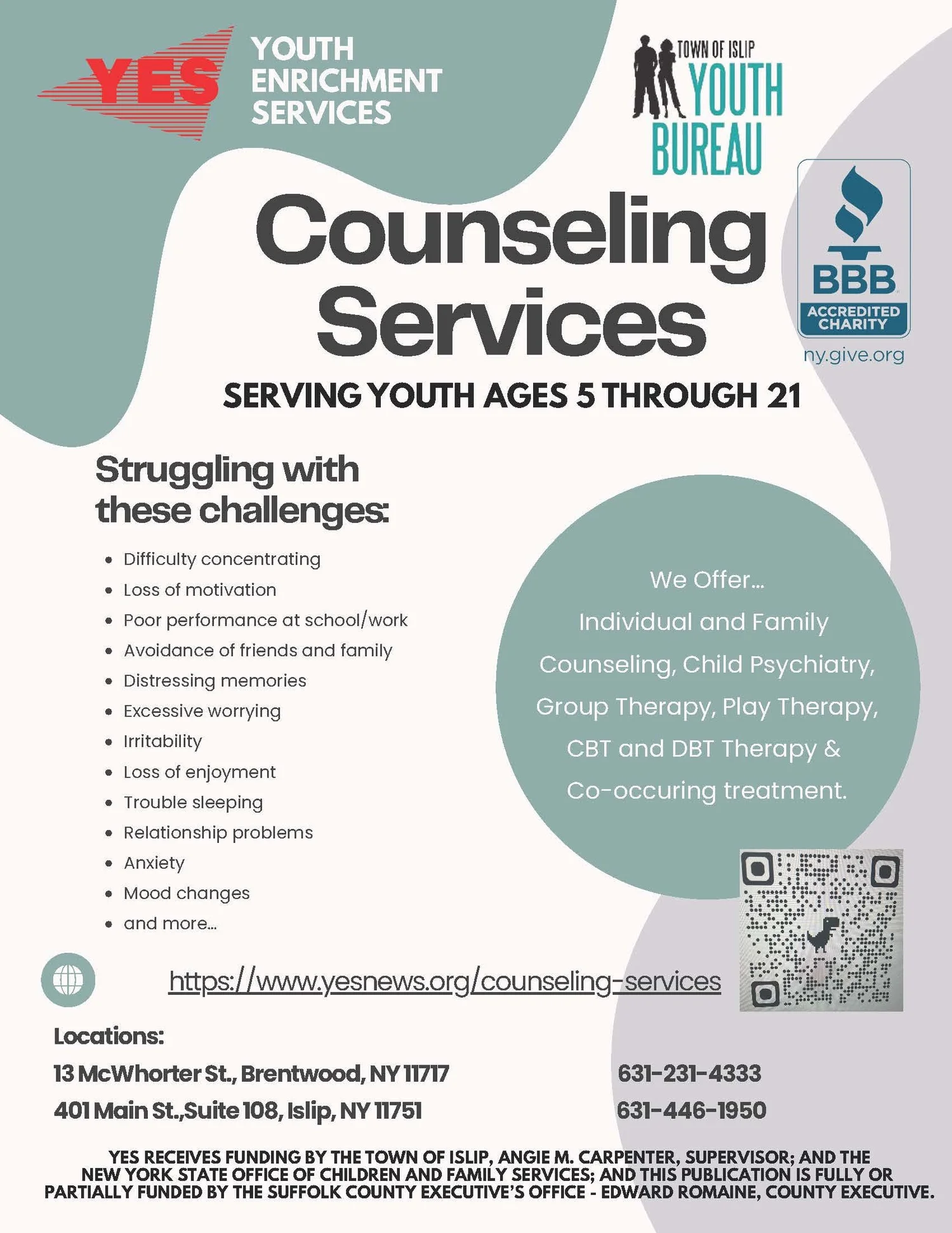 Mental Health Services — Youth Enrichment Services