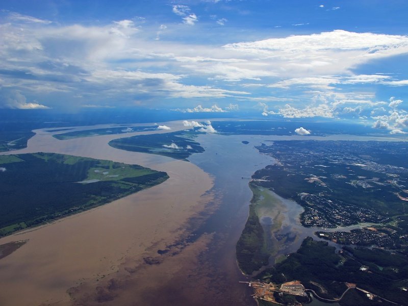 Meeting of the Waters - Manaus, Amazonas, Brazil